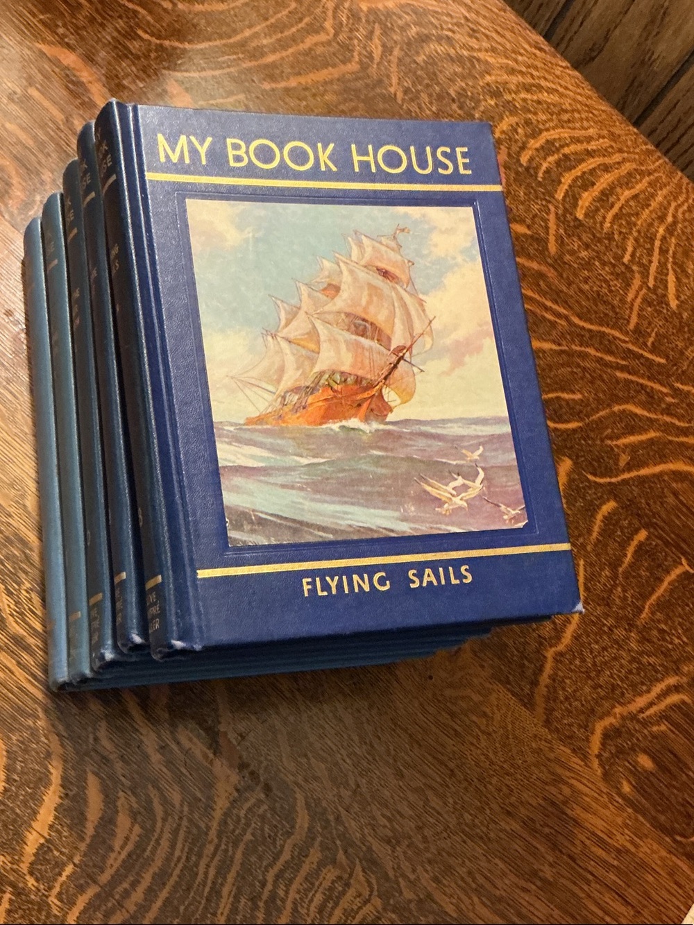 Vintage Vol 8 Flying Sails, My Book House Olive Beaupre Miller 1958 Clean